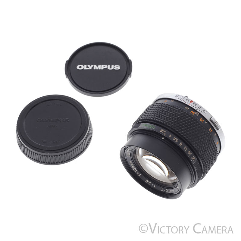 Olympus OM 100mm f2.8 E.Zuiko Telephoto Portrait Prime Lens [EXC-]