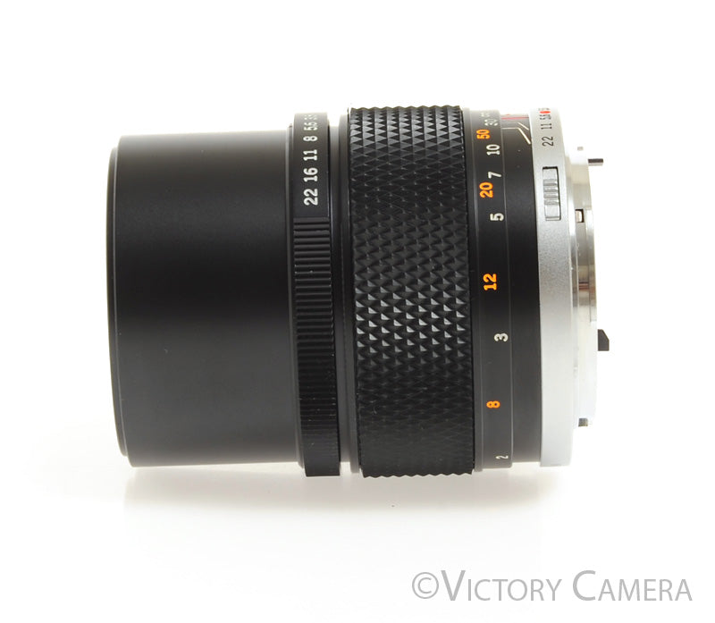 Olympus Auto-T 135mm f3.5 E.Zuiko Telephoto Prime Lens for OM [EXC+] - Victory Camera