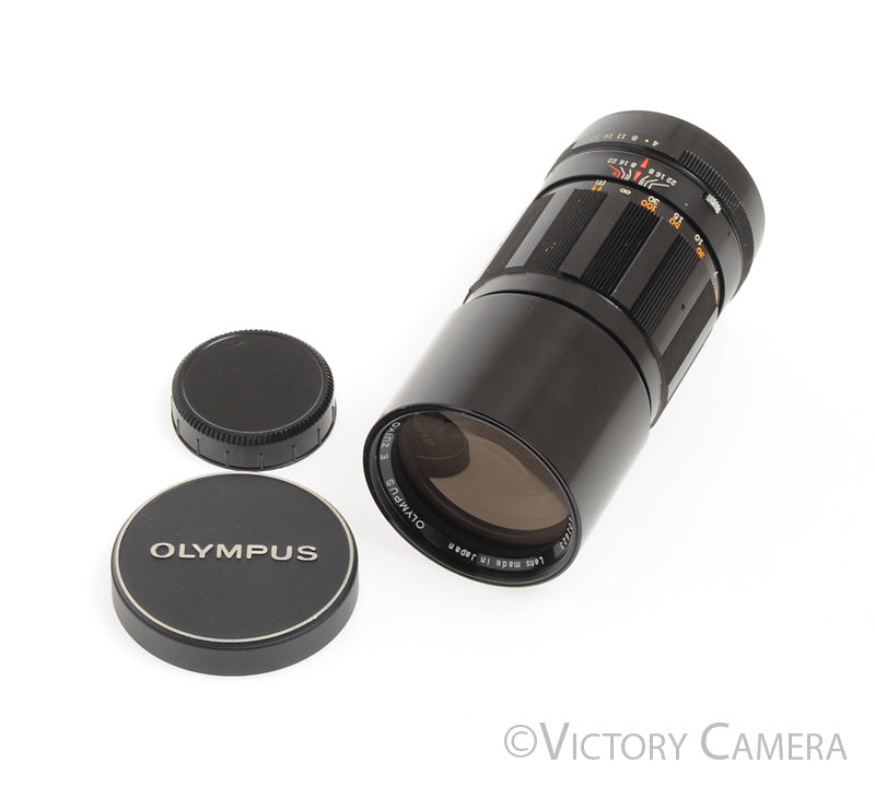 Olympus v. Rare 200mm f4 E. Zuiko Lens for FTL M42 Screw