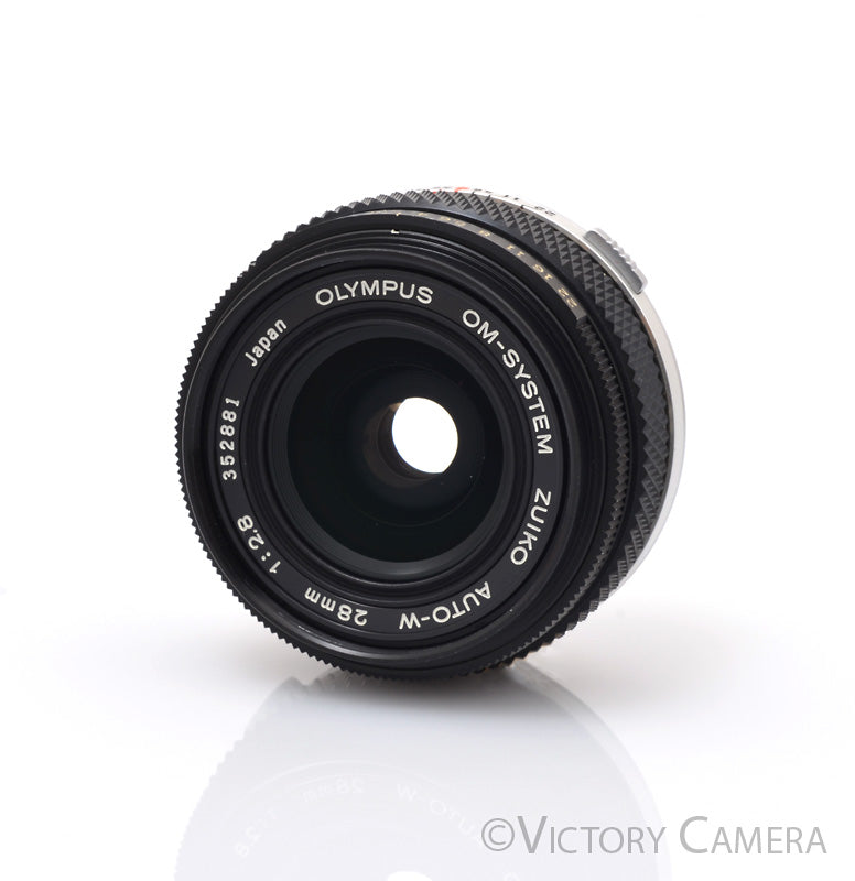 Olympus OM Zuiko Auto-W 28mm f2.8 Wide Angle Prime Lens  [EXC+] - Victory Camera