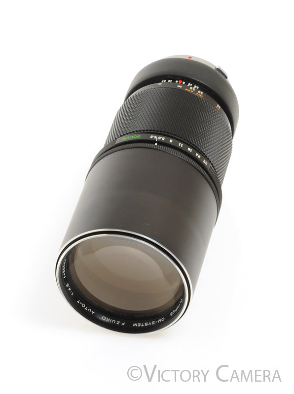 Olympus OM 300mm f4.5 F.Zuiko Auto-T Telephoto Prime Lens [EXC+] - Victory Camera