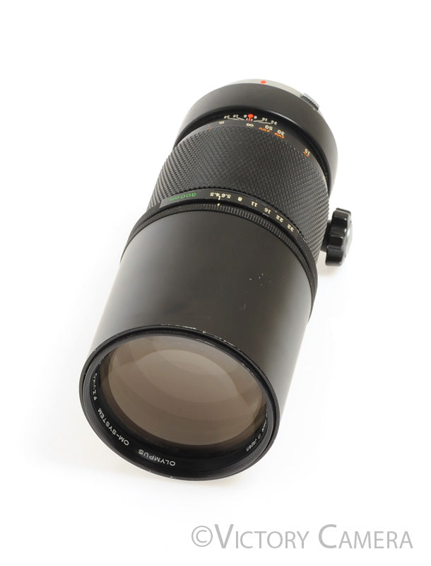 Olympus OM Zuiko 300mm f4.5 Auto-T Telephoto Prime Lens [EXC-] - Victory Camera