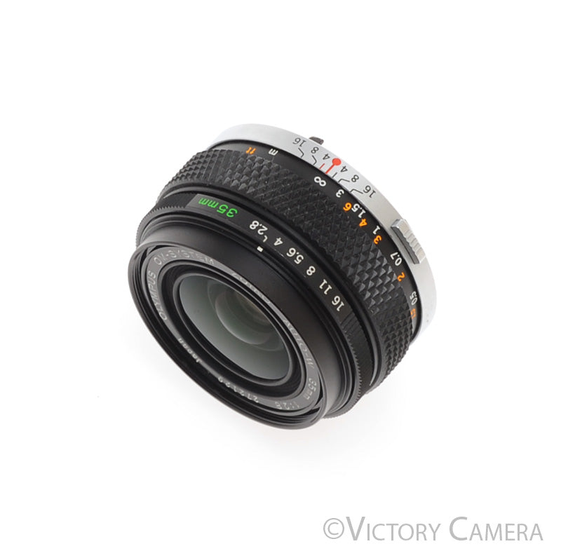 Olympus G.Zuiko 35mm f2.8 Auto-W OM Wide Angle Prime Lens [EXC+] - Victory Camera