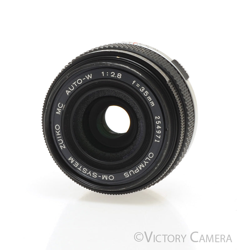 Olympus G.Zuiko 35mm f2.8 Auto-W OM Wide Angle Prime Lens [EXC-] - Victory Camera