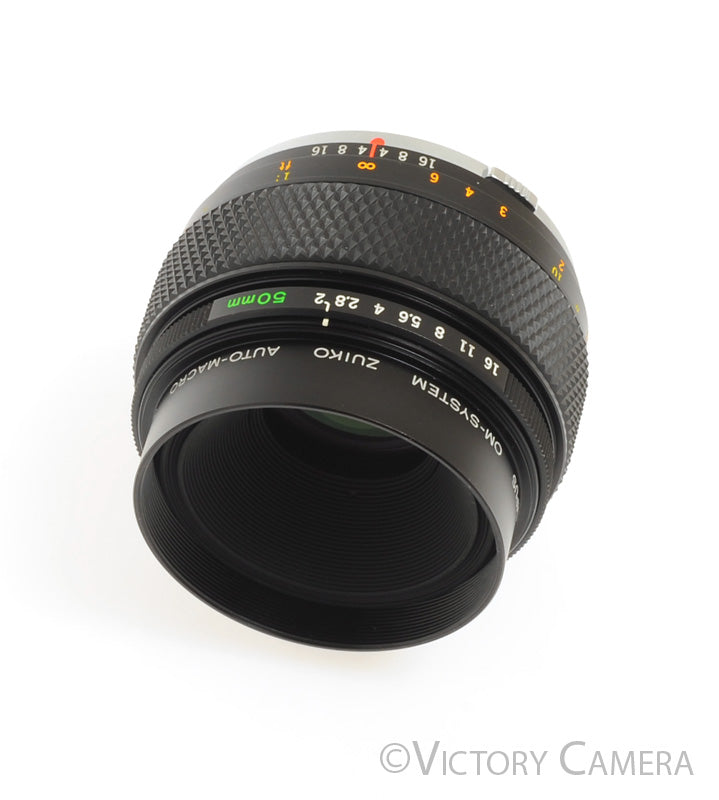Olympus Zuiko 50mm f2 Auto-Macro Rare Lens for OM [EXC+] - Victory Camera
