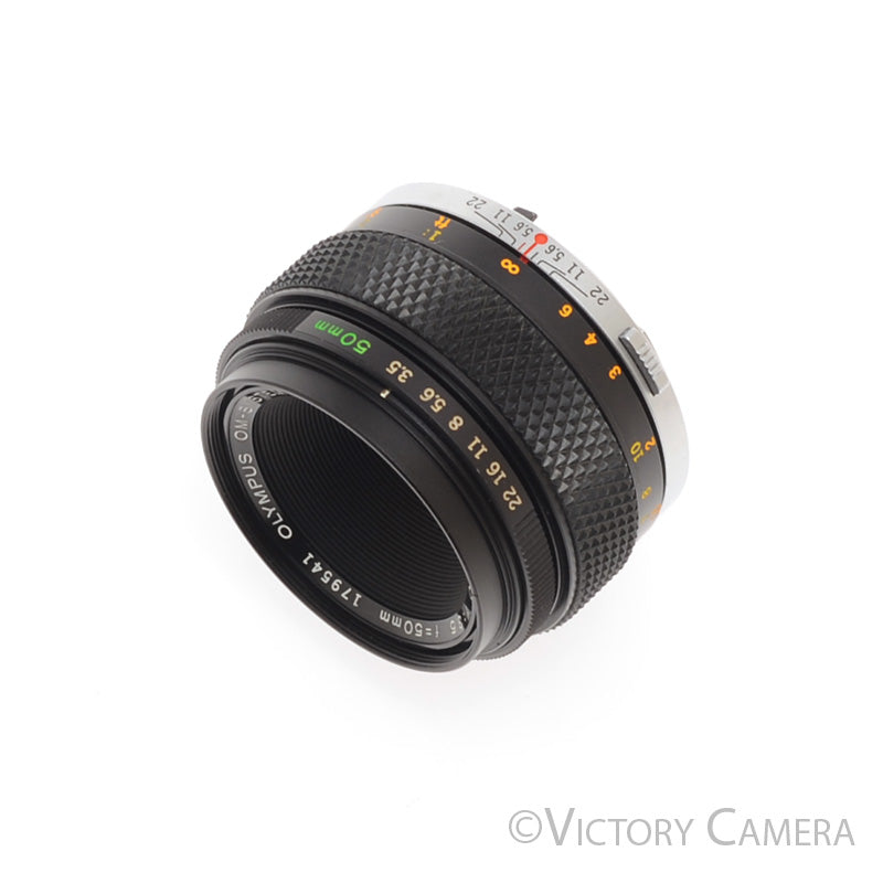Olympus OM 50mm f3.5 1:2 MC Macro Prime Lens w/ Case [EXC] - Victory Camera