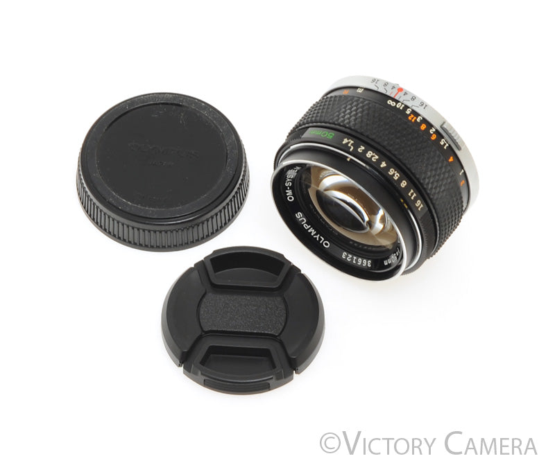 Olympus G.Zuiko 50mm f1.4 Auto-S OM Manual Focus Prime Lens [EXC+] - Victory Camera