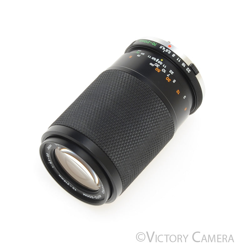 Olympus S Zuiko 70-210mm f4.5-5.6 Auto-Zoom Telephoto Lens for OM [EXC+] - Victory Camera