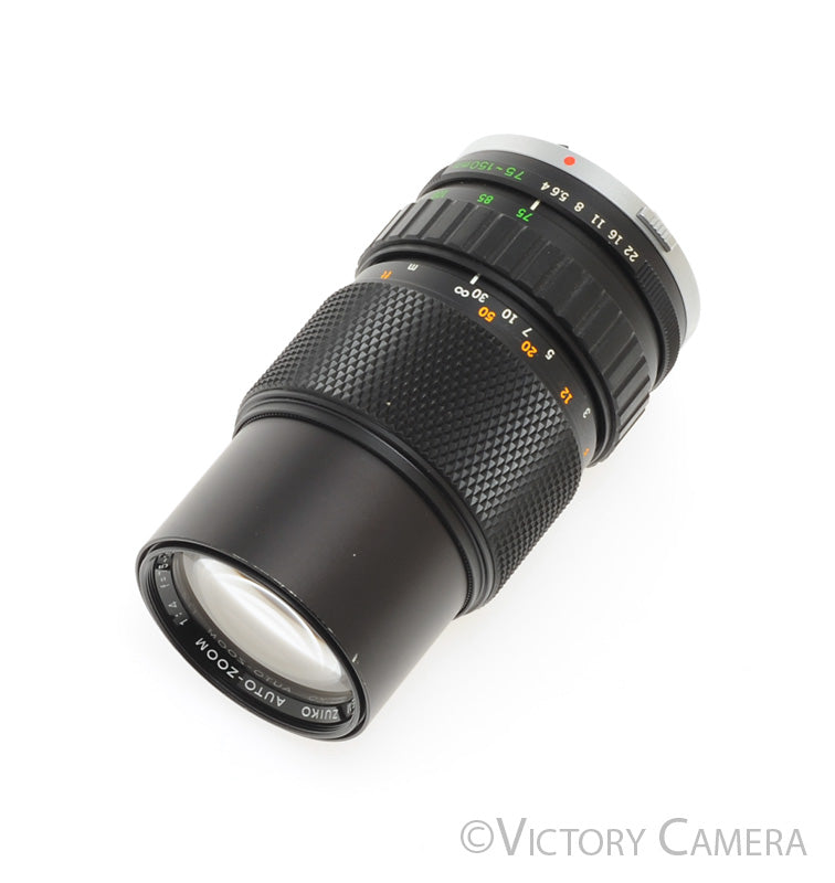 Olympus 75-150mm f4 OM Zuiko Auto Zoom Lens  [EXC+] - Victory Camera