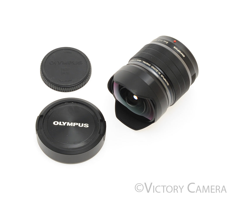 Olympus M.Zuiko 8mm f1.8 Fisheye Pro Lens for Micro 4/3 [EXC] - Victory Camera