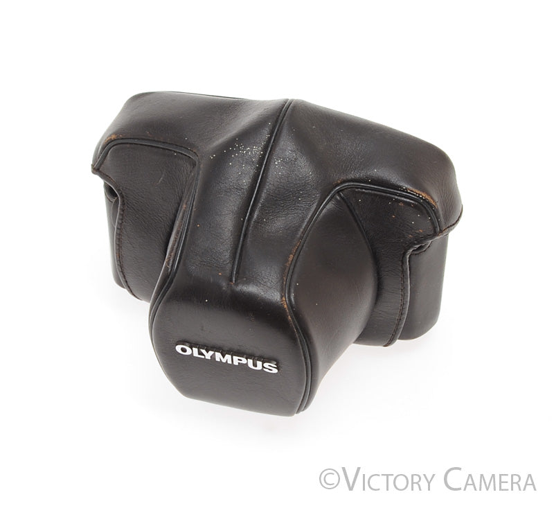 Olympus Original Brown Leather Fitted Ever Ready Case for OM-1,OM-2,OM [EXC-] - Victory Camera