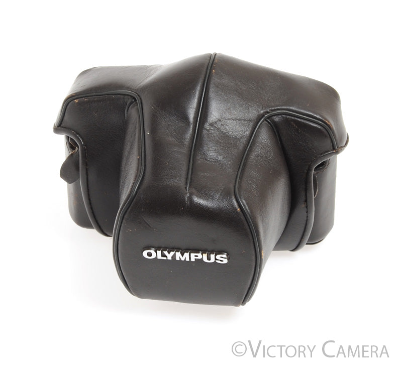 Olympus Original Brown Leather Fitted Ever Ready Case for OM-1,OM-2,OM-4 - Victory Camera