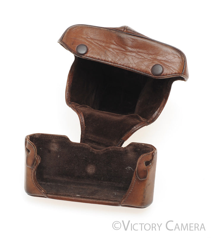 Olympus Original Brown Leather Fitted Ever Ready Case for OM-1,OM-2,OM [EXC-] - Victory Camera