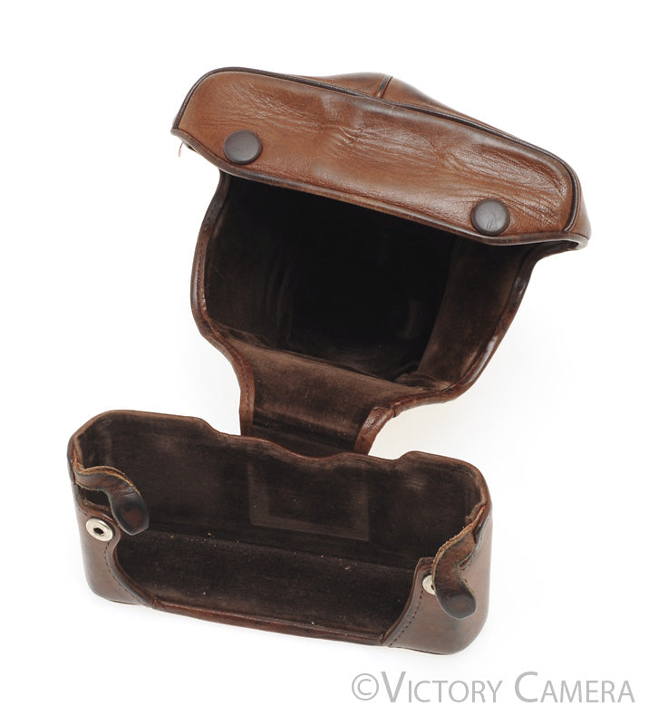 Olympus Original Brown Leather Fitted Ever Ready Case for OM-1,OM-2 [EXC] - Victory Camera