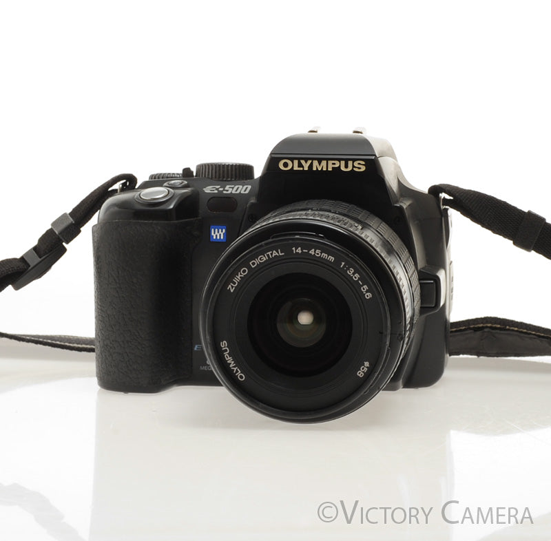 Olympus Evolt E-500 8MP DSLR w/ 14-45mm f3.5-5.6 Zoom Lens [EXC-] - Victory Camera