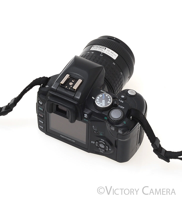 Olympus Evolt E-500 8MP DSLR w/ 14-45mm f3.5-5.6 Zoom Lens [EXC-]