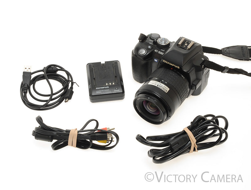 Olympus Evolt E-500 8MP DSLR w/ 14-45mm f3.5-5.6 Zoom Lens [EXC] - Victory Camera