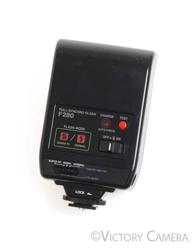 Olympus OM F280 Full Synchro Flash [EXC] - Victory Camera