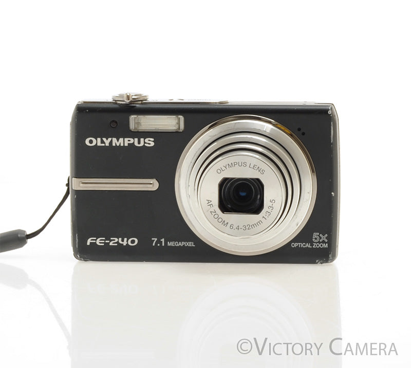 Olympus FE-240 7.1mp Digital Point & Shoot Camera [GOOD] - Victory Camera
