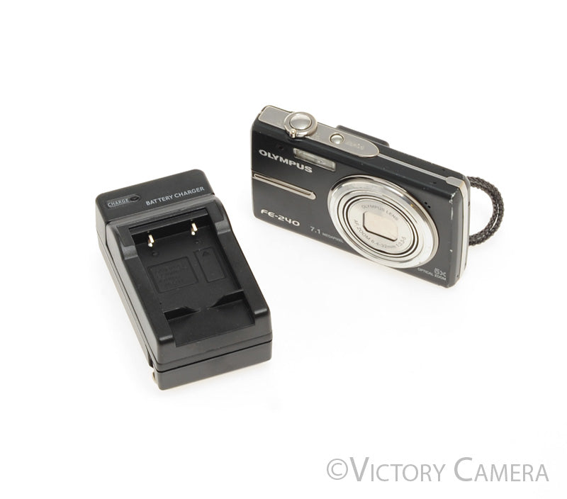 Olympus FE-240 7.1mp Digital Point &amp; Shoot Camera [GOOD] - Victory Camera