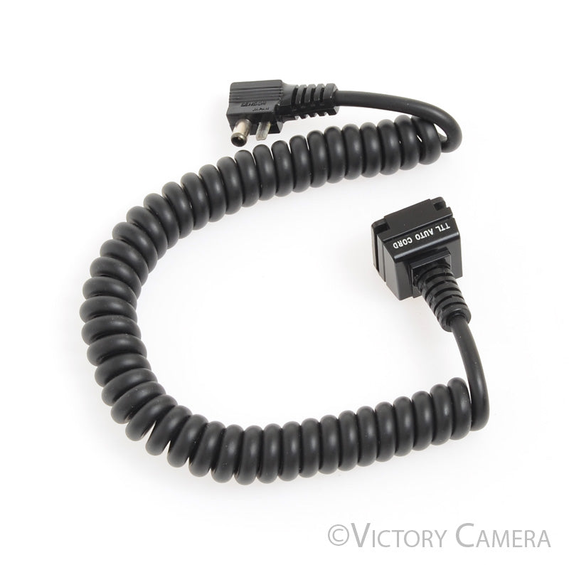 Olympus OM Electronic Flash TTL Auto Cord T 0.6m [EXC] - Victory Camera