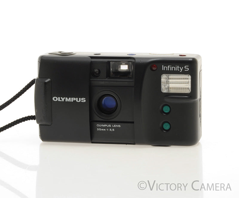 Olympus Infinity S 35mm Point & Shoot Camera w/ 35mm f2.8 Prime Lens [EXC+] - Victory Camera