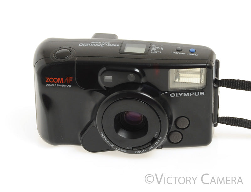 Olympus Infinity Zoom 210 Quartzdate 35mm Point &amp; Shoot Film Camera [EX] - Victory Camera