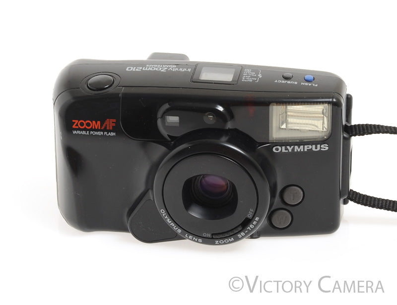 Olympus Infinity Zoom 210 Quartzdate 35mm Point &amp; Shoot Film Camera -Clean- - Victory Camera
