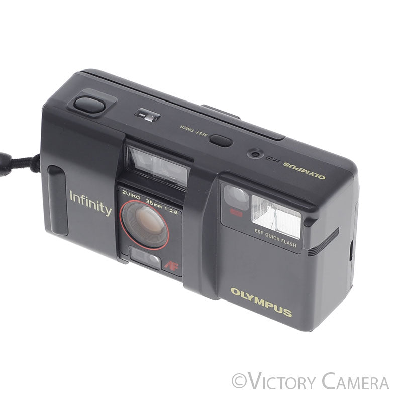 Olympus Infinity AF 35mm Point & Shoot Camera w/ 35mm f2.8 Prim [EXC+] - Victory Camera