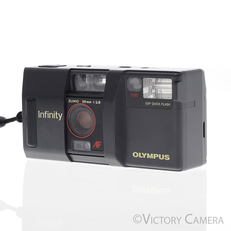 Olympus Infinity AF 35mm Point & Shoot Camera w/ 35mm f2.8 Prim [EXC+] - Victory Camera