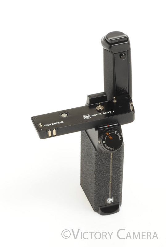 Olympus Motor Drive 1 w/ Control Grip 1 Motor Drive Pistol Grip + Cord -Cool- [EXC] - Victory Camera