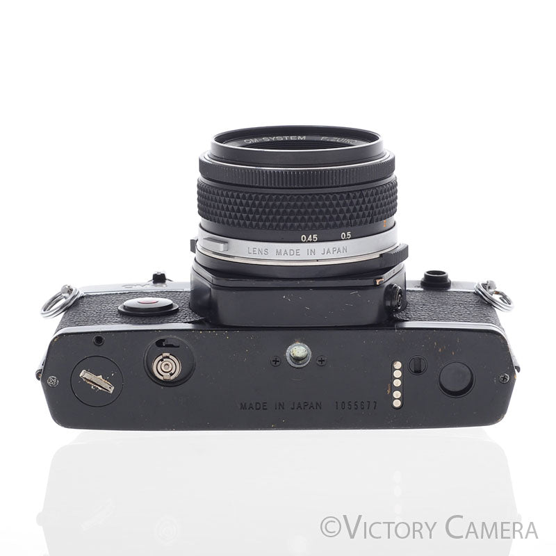 Olympus OM-4 OM4 Black 35mm Film Camera w/ 50mm f1.8 Lens [EXC] - Victory Camera