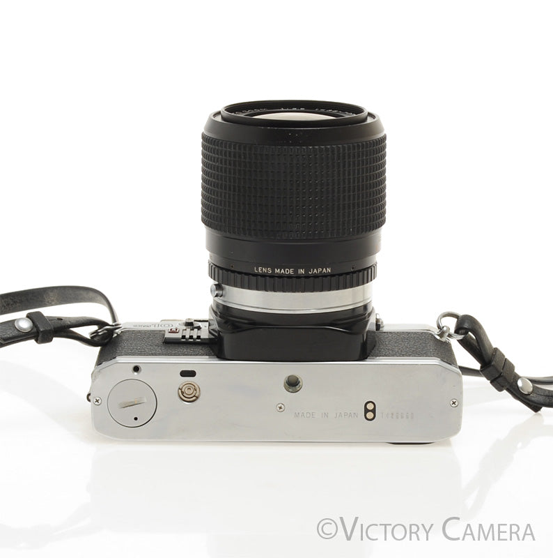 Olympus OM-10 Chrome 35mm Camera w/ 35-70mm Zoom Lens [EXC] - Victory Camera