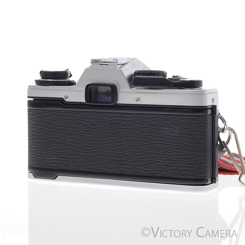 Olympus OM-10 OM10 Chrome 35mm Camera w/ 50mm f1.8 Lens  [EXC] - Victory Camera