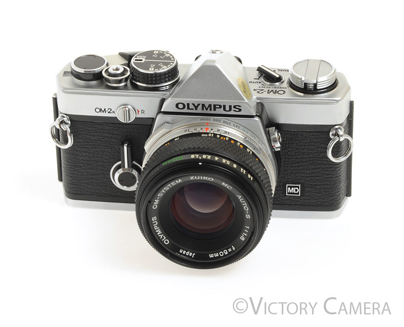 Olympus OM-1 SLR Appareil Photo Reflex Caméra Analogique Boîtier de Corps 425073 Olympus OM-1 SLR Appareil Photo Reflex Caméra Analogique Boîtier de Corps 425073