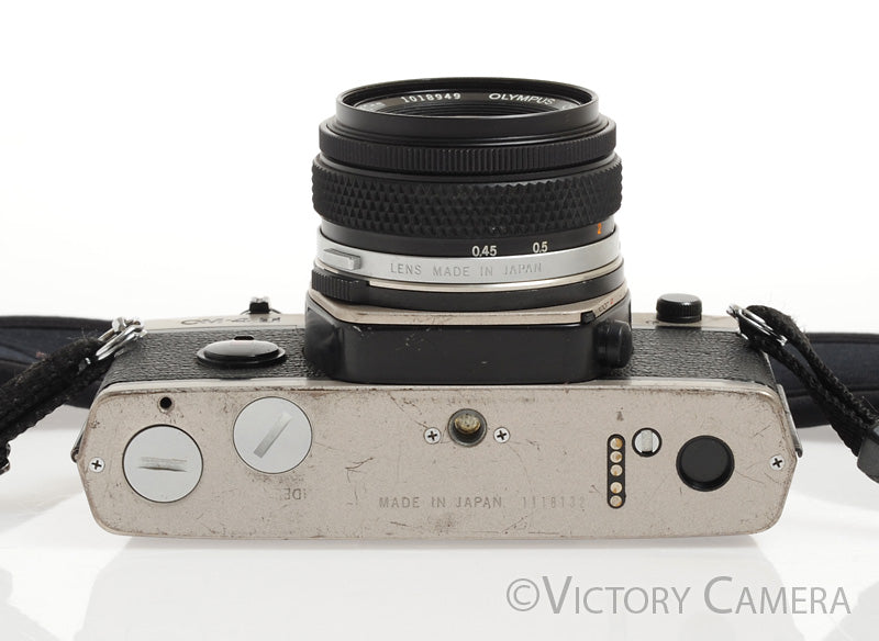 Olympus OM-4T OM-4 T Titanium 35mm Film Camera w/ 50mm f1.8 Lens -New Seals- [EXC-] - Victory Camera
