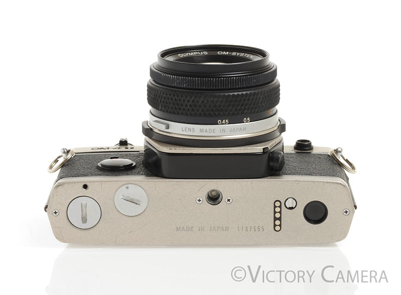 Olympus OM-4T OM-4 T Titanium 35mm Film Camera w/ 50mm f1.8 Lens [GOOD
