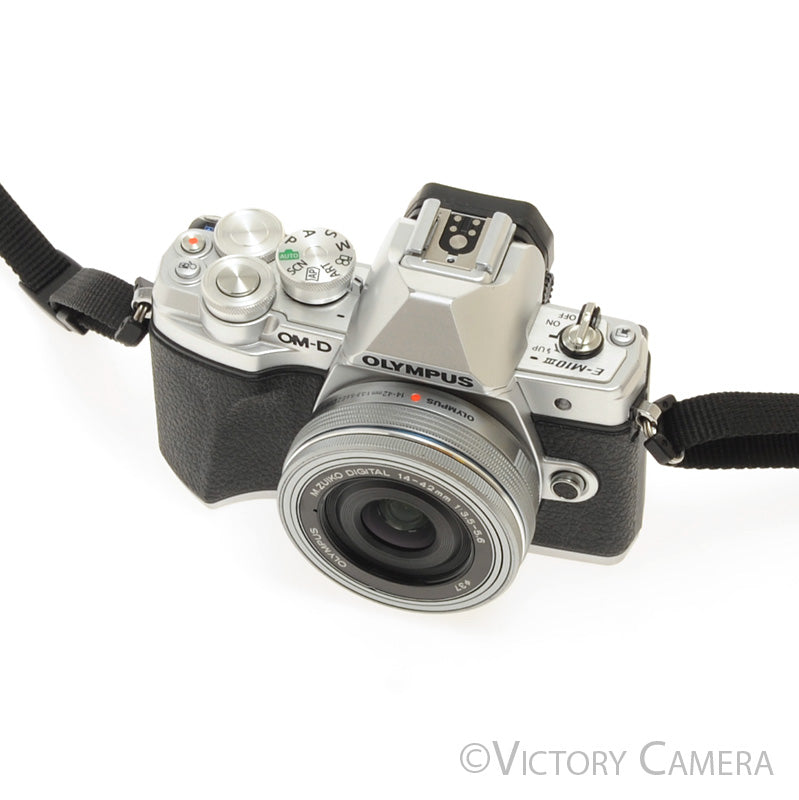 Olympus OM-D E-M10 Mark III 16.1MP Mirrorless Camera w/ 14-42mm Lens [EXC+] - Victory Camera