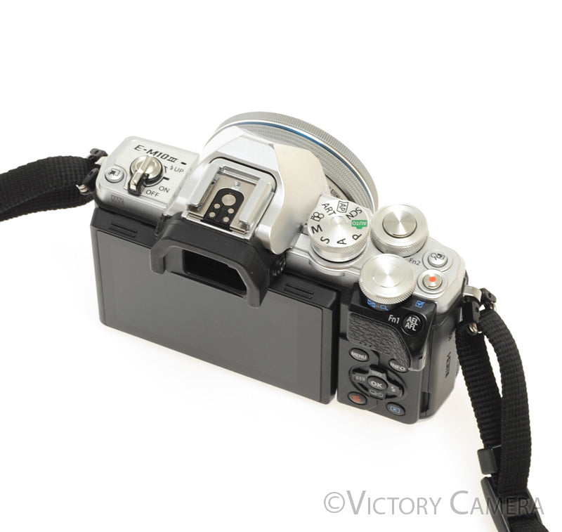 Olympus OM-D E-M10 Mark III 16.1MP Mirrorless Camera w/ 14-42mm Lens [EXC+] - Victory Camera