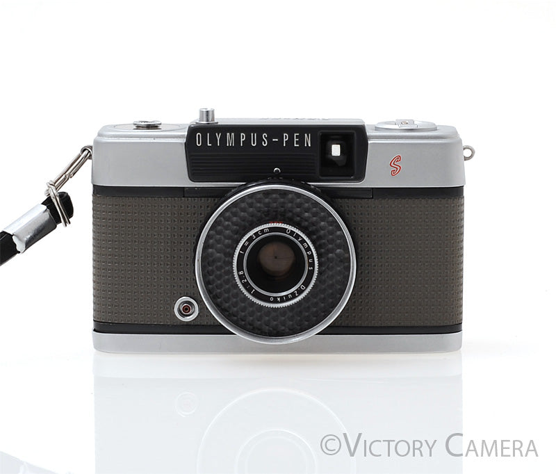 Olympus PEN EES Half Frame 35mm Camera w/ 30mm f2.8 Lens -Cool- [EXC] - Victory Camera