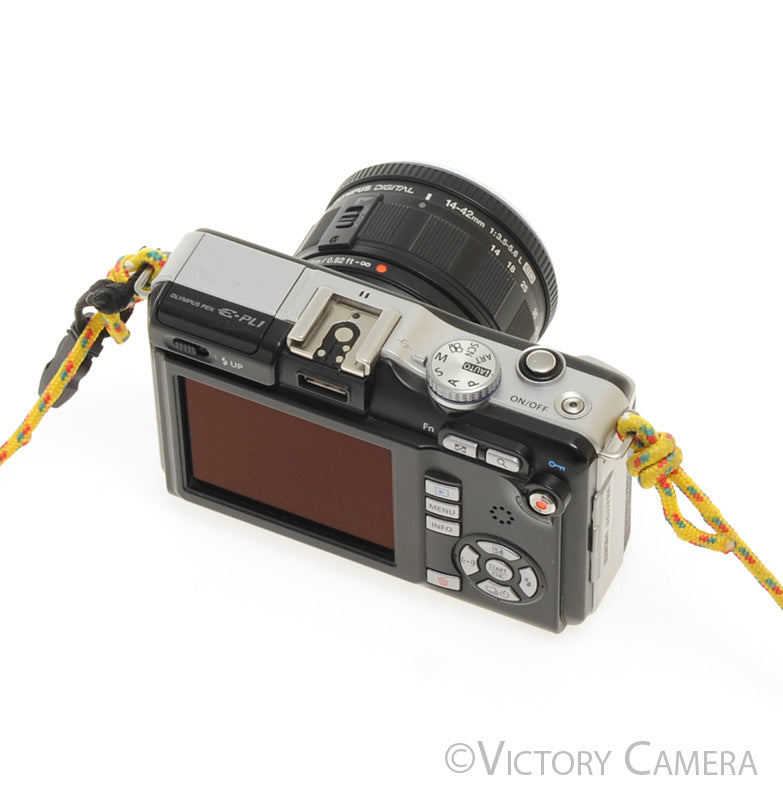 Olympus E-PL1 12.3MP Mirrorless Micro 4/3 Camera w/ 14-42mm Lens [EXC] - Victory Camera