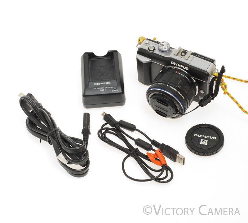 Olympus E-PL1 12.3MP Mirrorless Micro 4/3 Camera w/ 14-42mm Lens [EXC] - Victory Camera