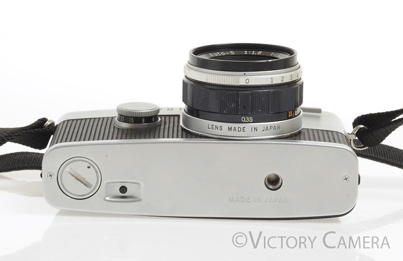 Olympus PEN-FT 35mm Half-Frame Camera w/ 38mm f1.8 Lens -New Seals- [E