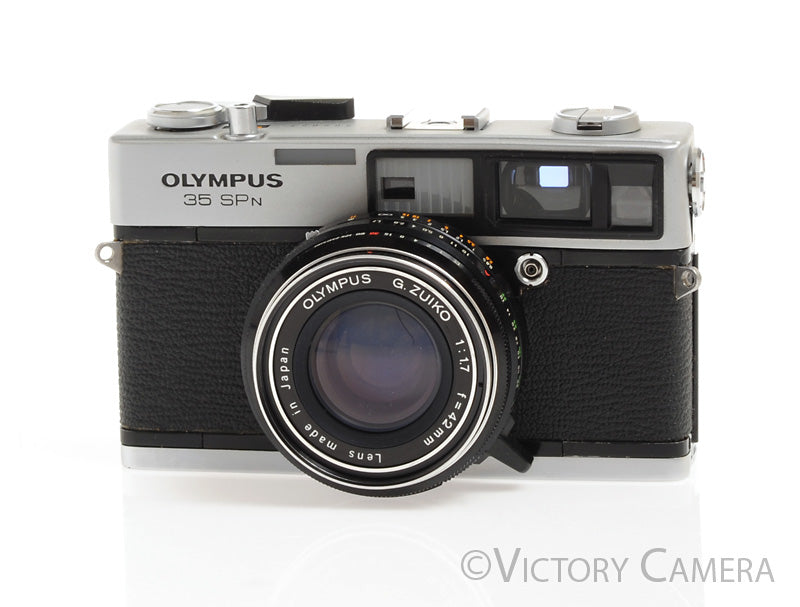 Olympus 35 SPN Chrome 35mm Rangefinder Camera w/ 42mm f1.7 Lens -New Seals- [EXC-] - Victory Camera
