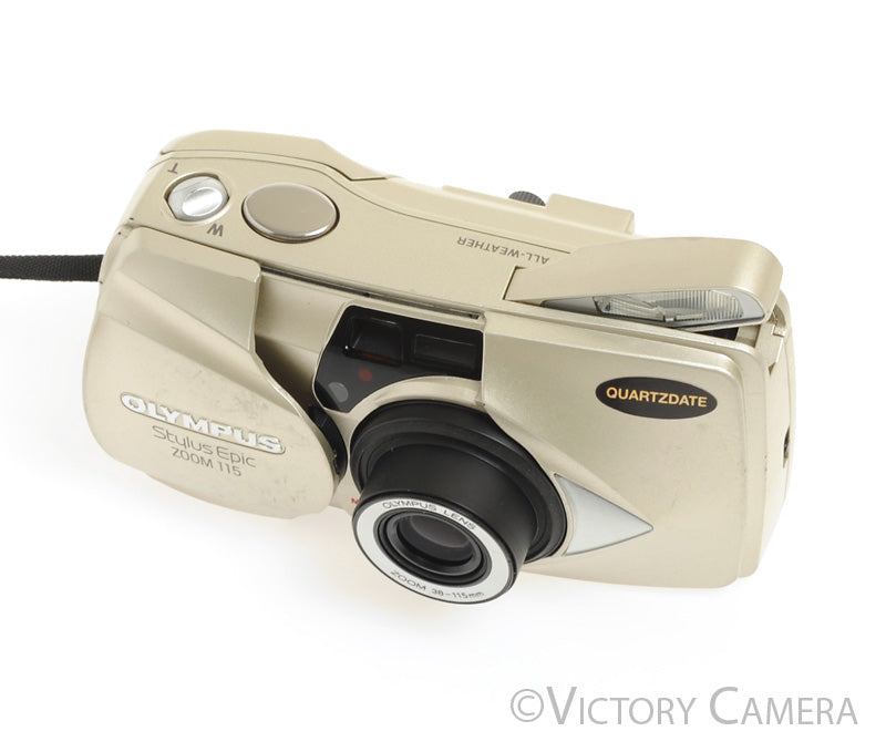 Olympus Stylus Epic Zoom 115 35mm Point &amp; Shoot Film Camera [EXC] - Victory Camera