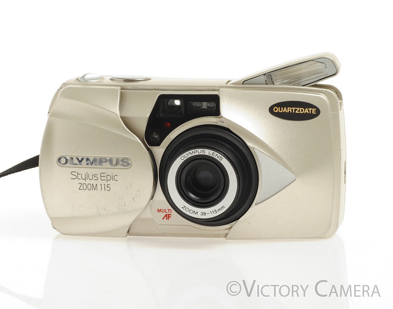 Olympus Stylus Epic Zoom 115 35mm Point & Shoot Film Camera [EXC] - Victory Camera
