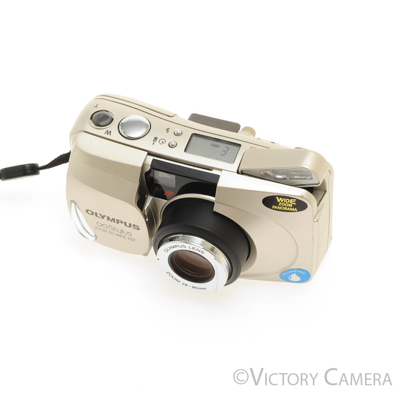 Olympus Stylus Zoom Wide 80 DLX 35mm Point &amp; Shoot Film Camera 28-80mm [EXC] - Victory Camera