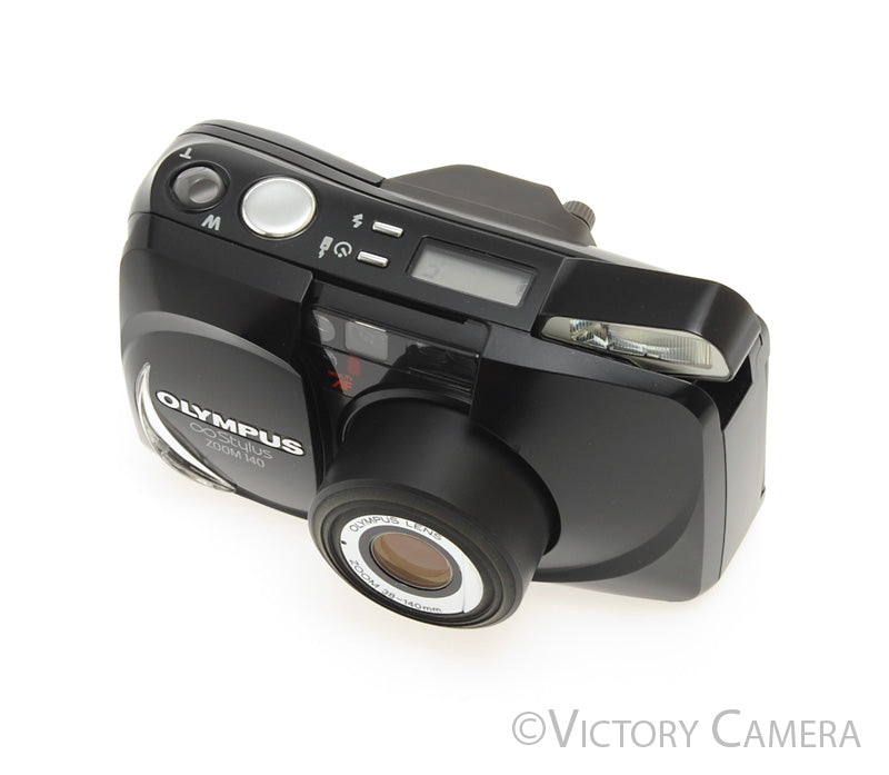Olympus Stylus Zoom 140 38-140mm Black 35mm Point &amp; Shoot Camera [EXC+]