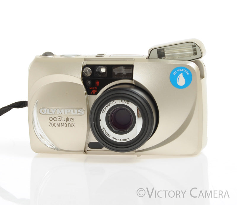 Olympus Stylus Zoom 140 DLX All Weather 35mm Point & Shoot Camera [EXC] - Victory Camera