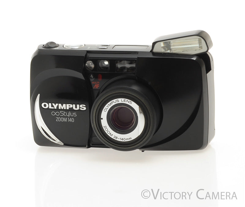 Olympus Stylus Zoom 140 38-140mm Black 35mm Point &amp; Shoot Camera [EXC+]